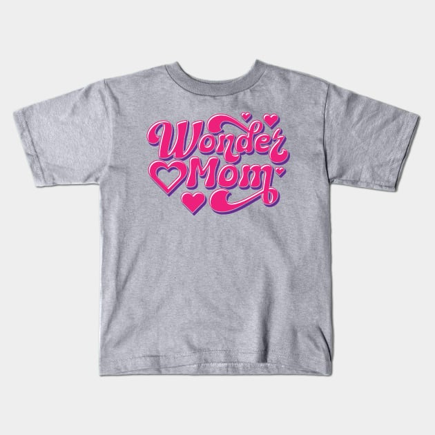 Wonder Mom Kids T-Shirt by Emma